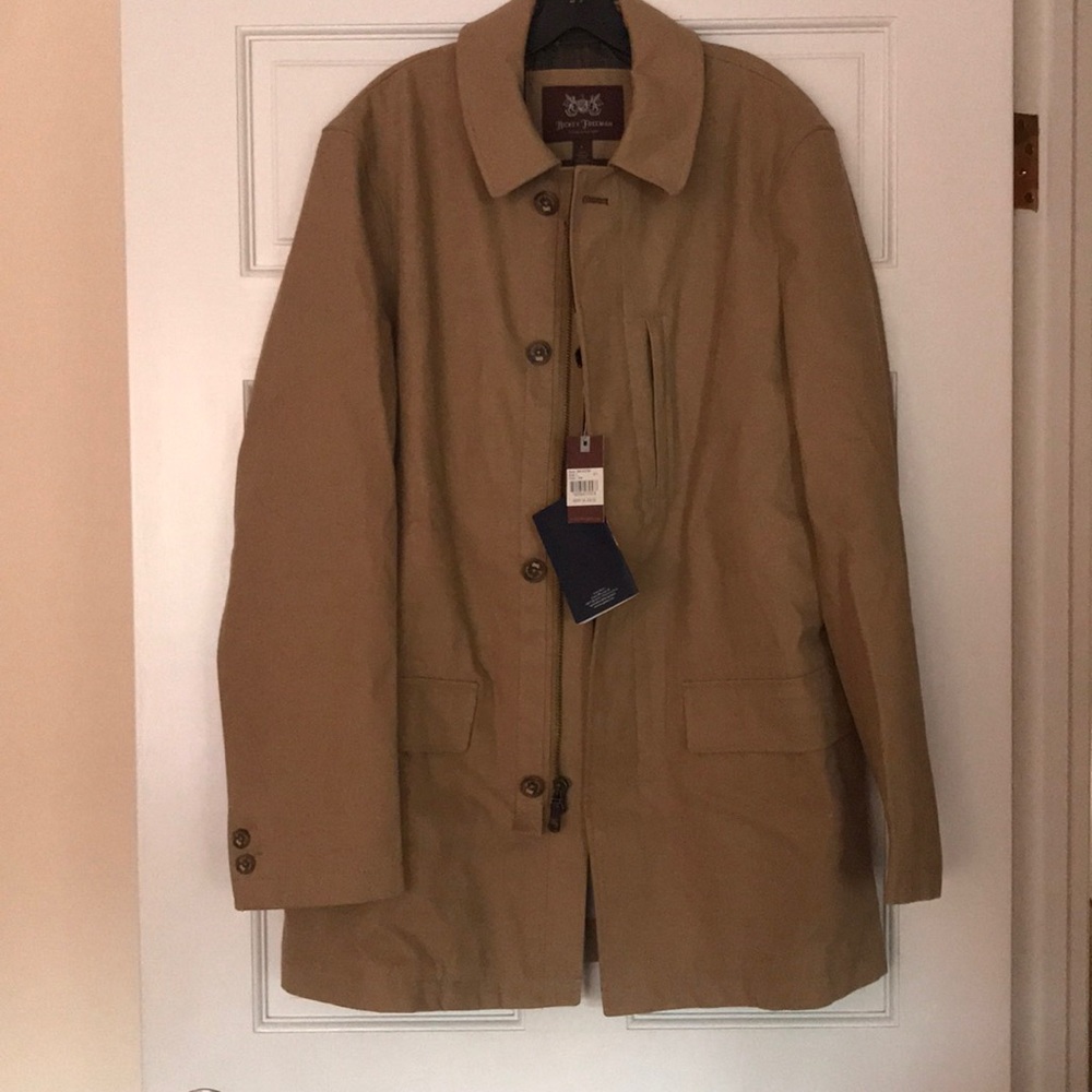 Hickey Freeman size L jacket coat NWT $1495 Retail